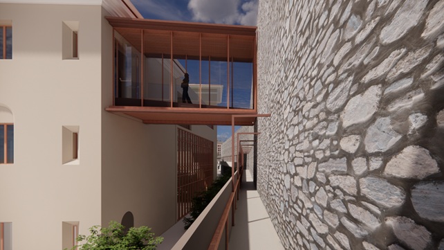 Render del Padiglione Paradiso