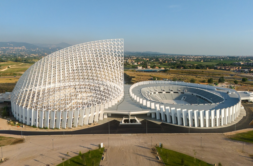 Tor Vergata, Roma, la Vela di Calatrava