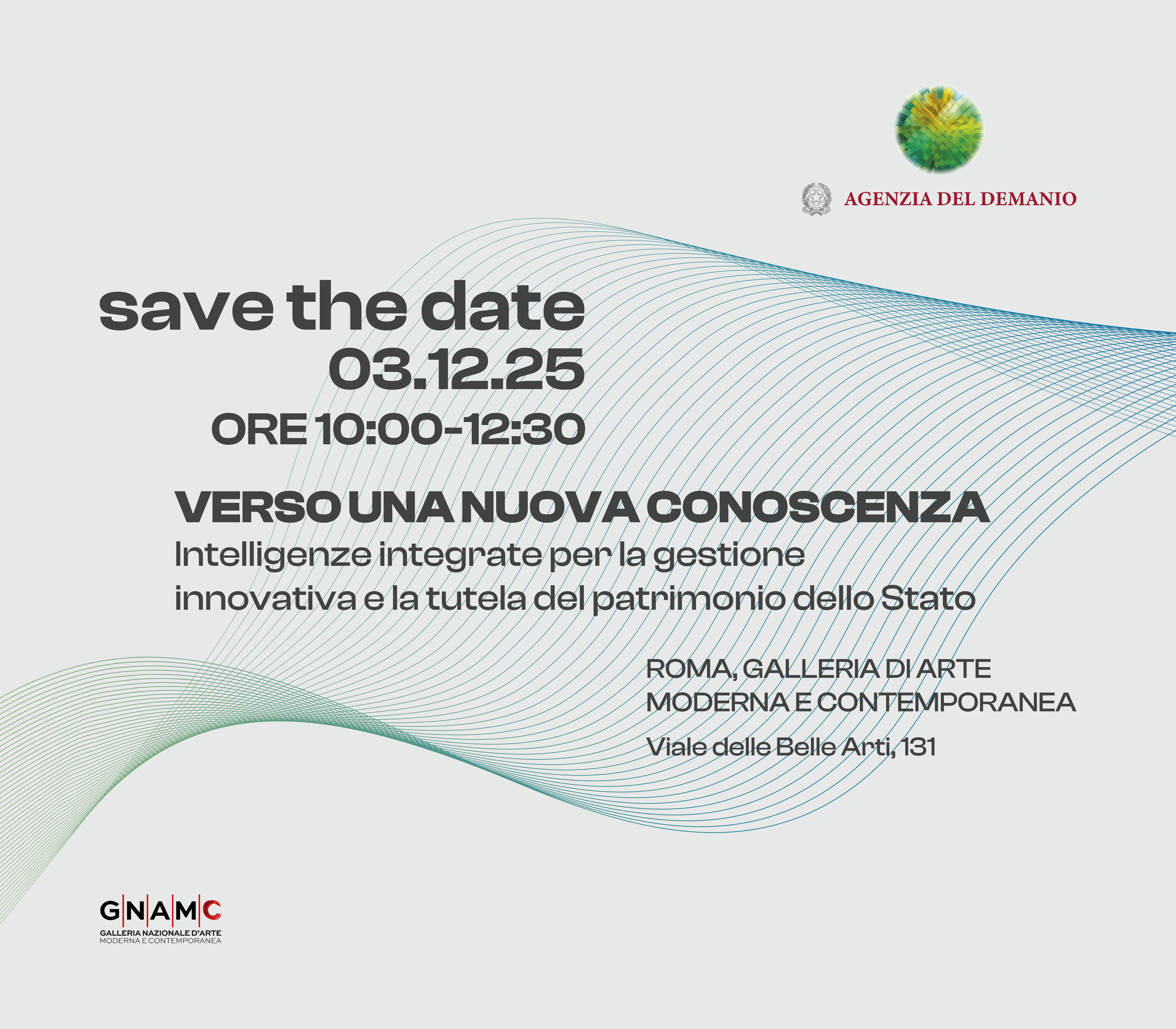 SAVE THE DATE evento AgD 3 dic 2025